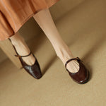 Kiro Genuine Leather Mules