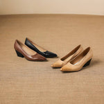 Zyla Genuine Leather Heels