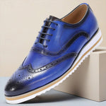 Hudson Genuine Leather Wingtip Oxford Shoes