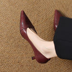 Nia Genuine Leather Heels