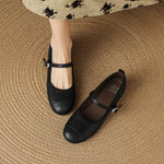 Sela Genuine Leather Flats
