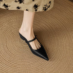 Neok Genuine Leather Mules