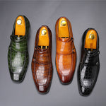 Marco Double Monk-Strap Leather Shoes