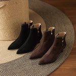 Noelle Genuine Suede Boots