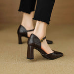 Amaris Genuine Leather Heels