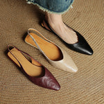Amelie Genuine Leather Slingbacks