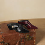 Eyla Genuine Leather Mules