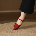 Neok Genuine Leather Mules