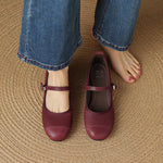 Sela Genuine Leather Flats