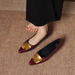 Relia Genuine Leather Flats