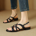 Bellina Genuine Leather Gladiator Slingback Sandals