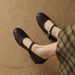 Sela Genuine Leather Flats