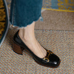 Velyn Genuine Leather Heels