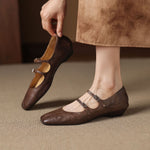 Orik Genuine Leather Flats
