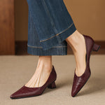Kreya Genuine Leather Heels