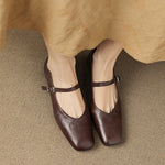 Ayra Genuine Leather Flats