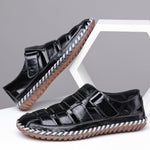 Kevan Closed-Toe Leather Sandals