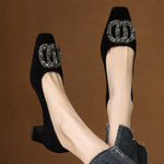 Lexa Genuine Suede Heels
