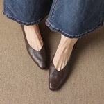 Darsi Genuine Leather Flats