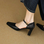 Amaris Genuine Leather Heels
