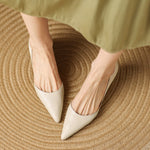 Carlen Genuine Leather Heels