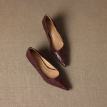 Elar Genuine Leather Heels