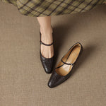 Veria Genuine Leather Heels