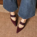 Cyra Genuine Leather Heels
