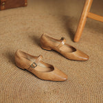 Maira Genuine Leather Heels