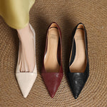 Nia Genuine Leather Heels