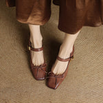 Emara Genuine Leather Heels