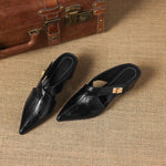 Eyla Genuine Leather Mules