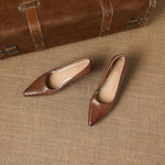 Zyla Genuine Leather Heels