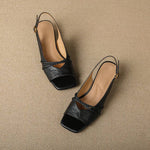 Emilia Genuine Leather Slingback Sandals