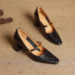 Auria Genuine Leather Heels