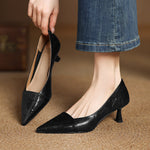 Nia Genuine Leather Heels