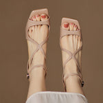 Christine Genuine Leather Heels