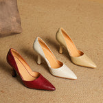 Liana Genuine Leather Heels