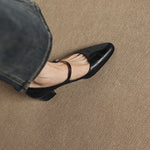 Veria Genuine Leather Heels
