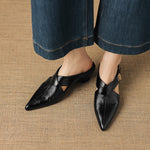 Eyla Genuine Leather Mules