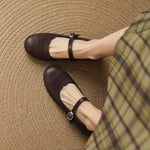 Sela Genuine Leather Flats