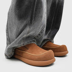 Milo Cowhide Slip-On Suede Shoes
