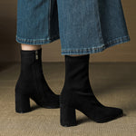 Alora Genuine Suede Boots