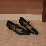 Kelly Genuine Leather Mary Jane Pumps