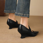 Tiera Genuine Leather Heels