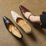 Emily Genuine Leather Heels