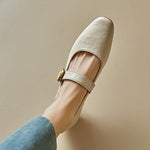 Minara Genuine Leather Pumps