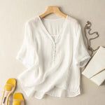 Mayla Linen Blouse