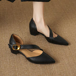 Viera Premium Leather Pointed Toe Pumps