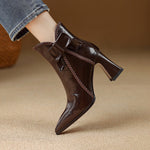Colette Genuine Leather Ankle Boots